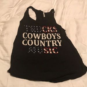 Trucks Cowboys Country Country Music Tank